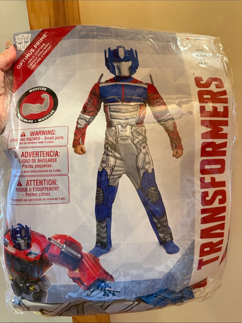 Disguise Transformers Optimus Prime Costume - Blue, Red, Silver
